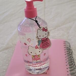 Hello Kitty Sweet Strawberry Hand Soap - Pink and Clear
